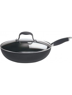 Anolon Advanced Hard Anodized Nonstick Frying Pan  Fry Pan  Saute Pan  All Purpose Pan with Lid 12 Inch Gray - B565I14G6