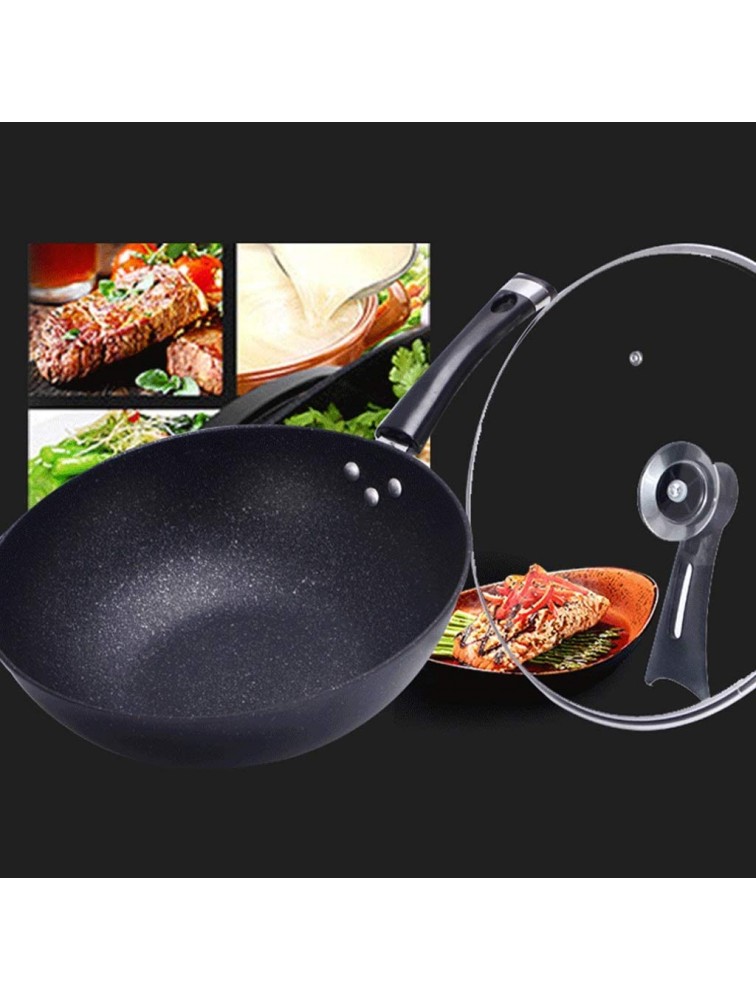 Frying Pan Non-Stick Deep Sauté Chef Pan Dishwasher Safe Scratch Resistant with Easy Food Release Interior Stone & Beam Fry Pan With Lid Nonstick pan - BPP5Y9XLE