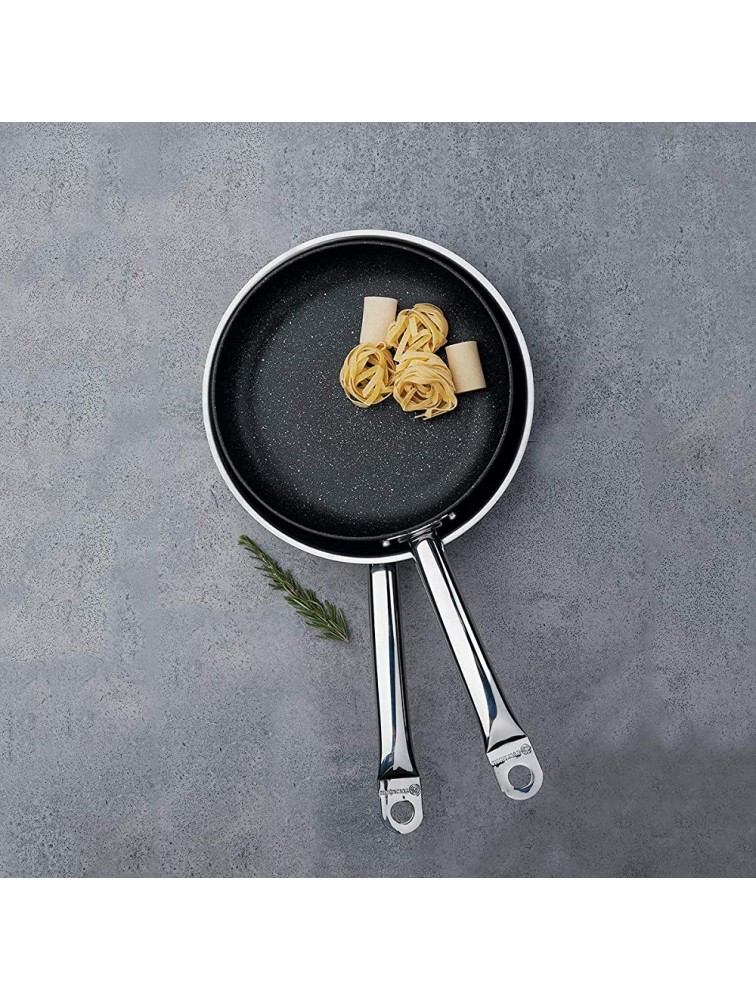 Korkmaz Proline Nero Frying Pan Nonstick Omelette Pan Chefs Pan Saucepan Non Stick Fry Pan 2.1 qt - BBLNAOU73