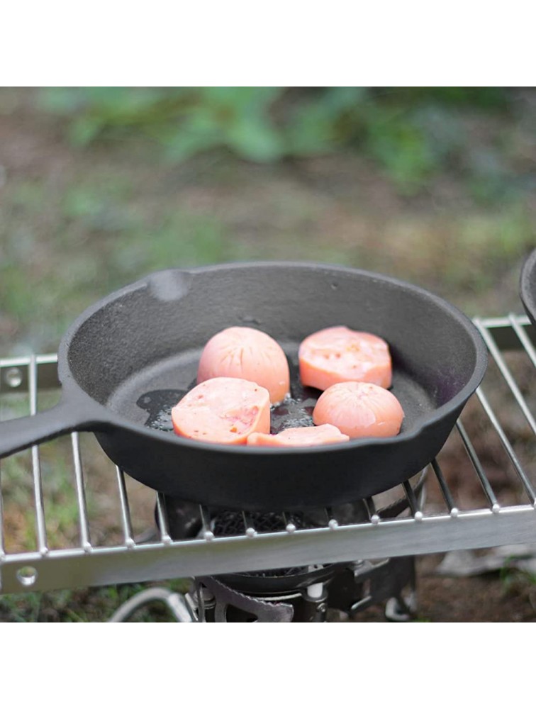 Nonstick Frying Pan Skillet Non Stick Granite Fry Pan Egg Pan Omelet Pans Stone Cookware Chef's Pan with Anti Scald PU Cover Camping Skillet for Outdoor Hiking - BP14637QL
