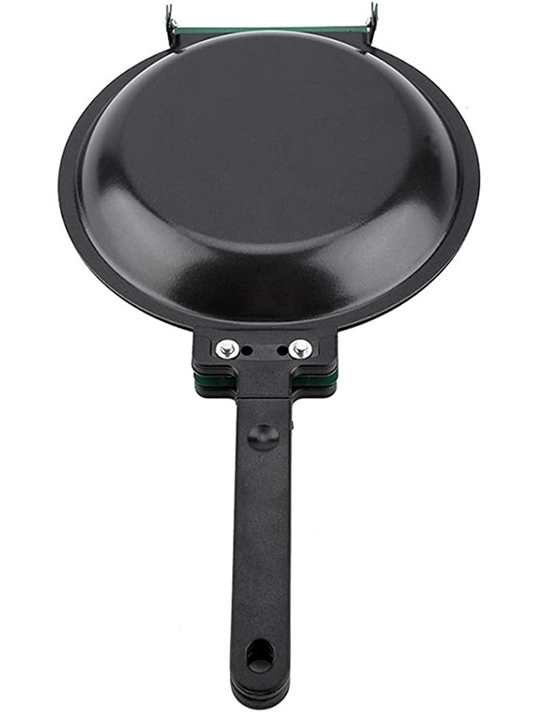 SHUOG Double Side Frying Pan Green Non-stick Flip Frying Pan With Ceramic Coating Pancake Maker Fit For Household Kitchen Cookware Chef's Pans - BAOMWONLM
