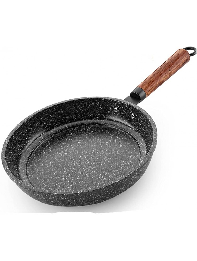 SHUOG Maifan Stone Non-stick Frying Pan Pan Non-oily Gas Induction Cooker General Frying Pan Wok Pan Pots And Pans Cookware Wok Pan Chef's Pans Color : 30 cm with lid - BYAPFKADI