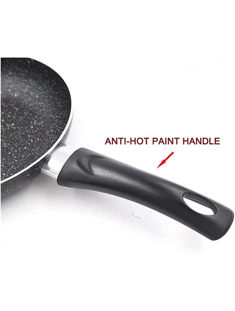 SHUOG Master Star Fast Heat Fry Pan Classic Black Granite Coating Frying Pan Non-stick Gas Cooker Skillet Pans Cookware Chef's Pans Color : Black Sheet Size : 20cm - B1MYAJTX2