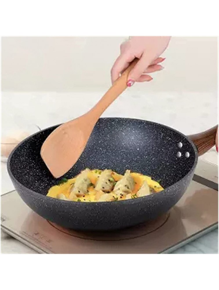 SHUOG Wok Non-stick Pan Pan-free Cooking Pot Induction Cooker Gas Cooker Household Iron Pan Ceramic Kiithen Cookware Cooking Pot Grill Chef's Pans Color : 32cm new - BB11XQG1T