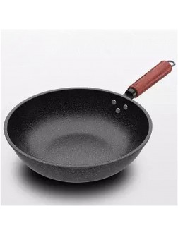 SHUOG Wok Non-stick Pan Pan-free Cooking Pot Induction Cooker Gas Cooker Household Iron Pan Ceramic Kiithen Cookware Cooking Pot Grill Chef's Pans Color : 32cm new - BB11XQG1T