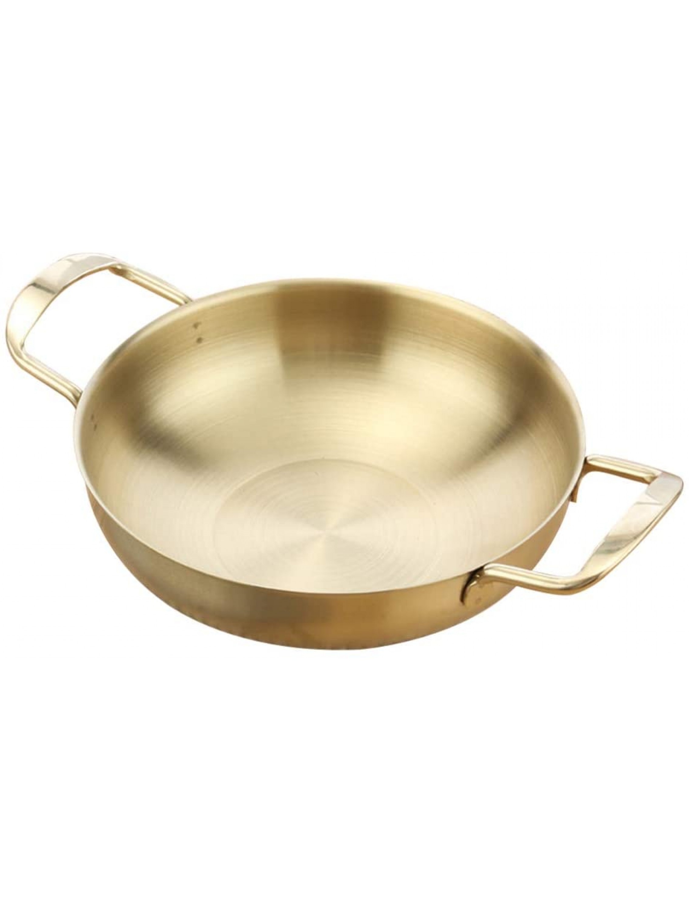 YARNOW Everyday Pan Cookware Mini Chefs Classic Stainless Steel Everyday Pan Cookware Inner Diameter 20cm 1PCS Golden - BC8ND80M0