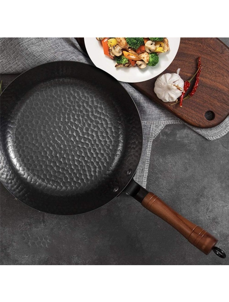 YXBDN Non-coated Chinese Cast Iron Wok Non-stick Pan Smokeless Fried Pan Cook Pots Kitchen Cookware Chef Pan Cooking Tools - BXXF5L394