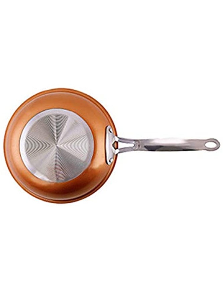 ZZTT Pan Pots Copper Chef Rhythm Fry Pan Non-Stick Frying Pan Copper-Colored Aluminum Pan Cookware Kitchenware Color : 20 cm - B2F3YL7PU