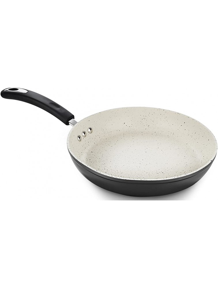 12 Stone Earth Frying Pan by Ozeri with 100% APEO & PFOA-Free Stone-Derived Non-Stick Coating from Germany - BNGFXVDJY