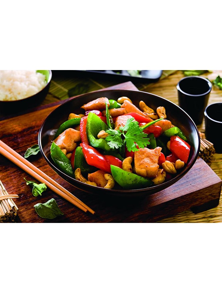 Helen’s Asian Kitchen Helen’s Asian Kitchen Wok Carbon Steel and Bamboo 12-Inches 12 Inch - B9BPGBTAB