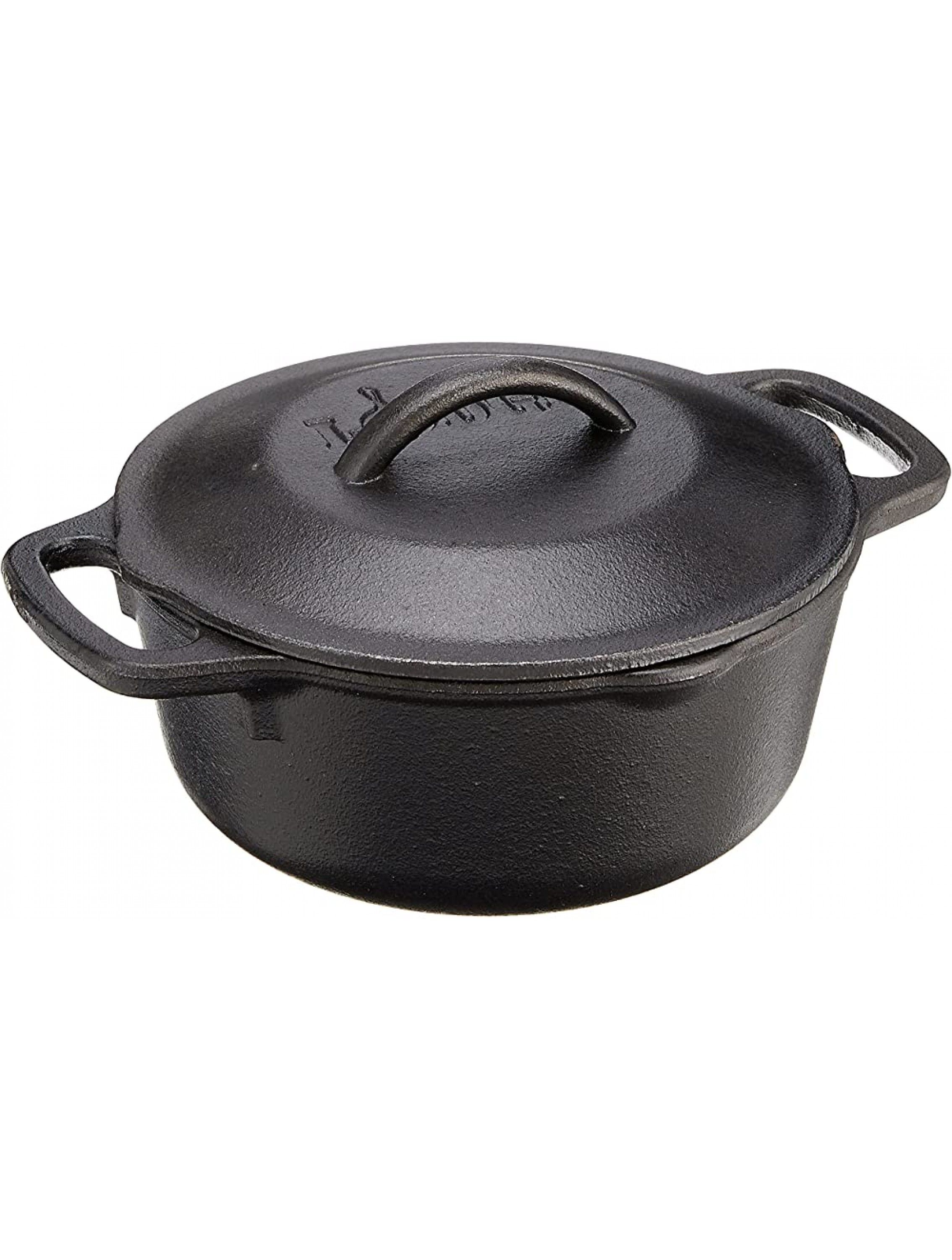 Lodge Cast Iron Serving Pot 1 Quart Black - B5NHD6051