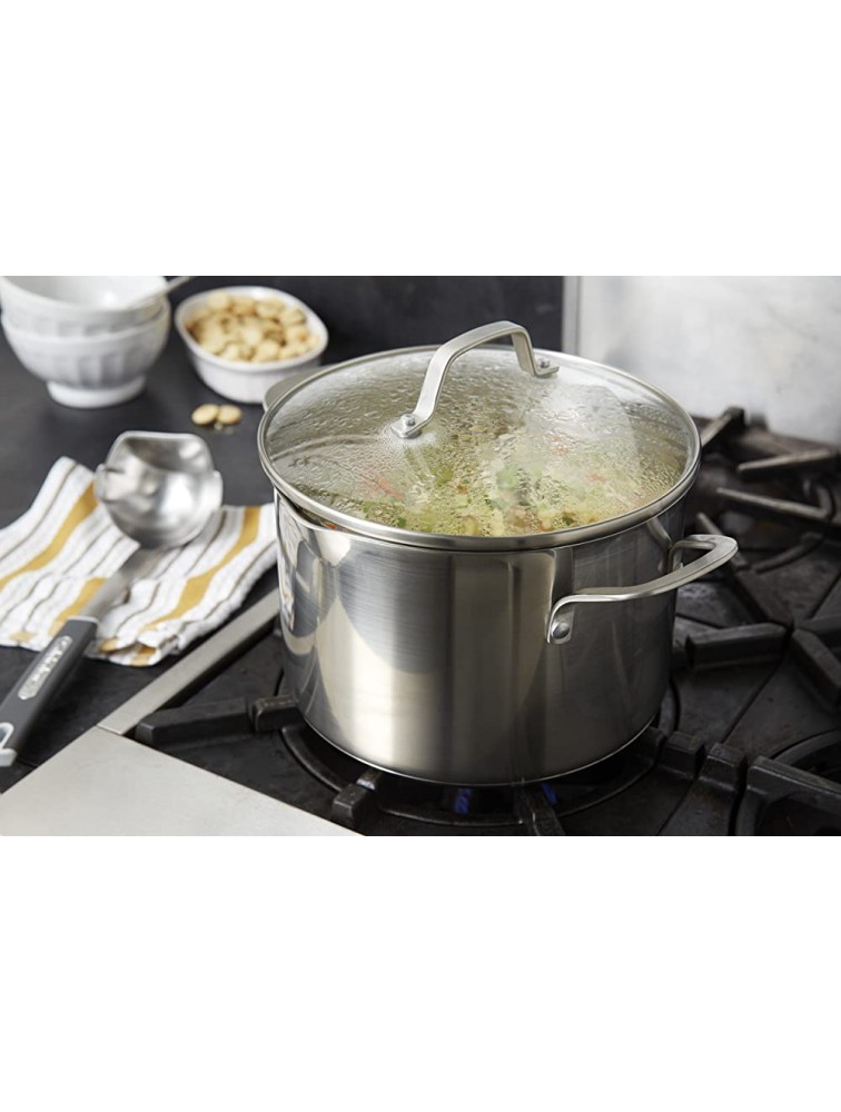 Calphalon Classic Stainless Steel Cookware Stock Pot 6-quart - BRTMLI1HB