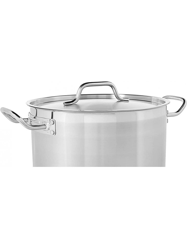 Winware Stainless Steel 16 Quart Stock Pot with Cover - B9S4BD9G7