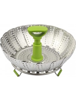 DEFUTAY Steamer Basket,Stainless Steel Vegetable Steamer Basket Folding,Folding Expandable Steamers5.5" to 9" - B0H3JRLCS