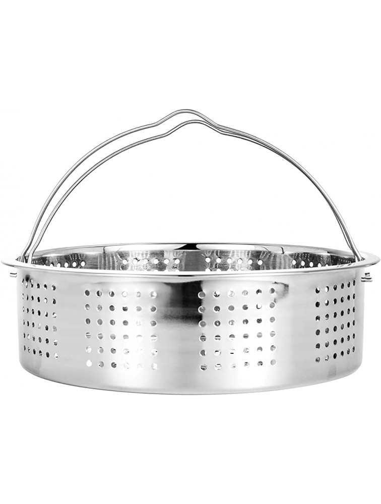 HapWay Stainless Steel Steamer Basket with Egg Steam Rack Trivet Compatible with Instant Pot 5,6 qt Electric Pressure Cooker - BOO62UYWQ