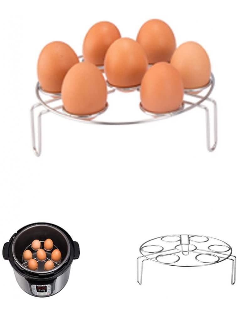 HapWay Stainless Steel Steamer Basket with Egg Steam Rack Trivet Compatible with Instant Pot 5,6 qt Electric Pressure Cooker - BOO62UYWQ