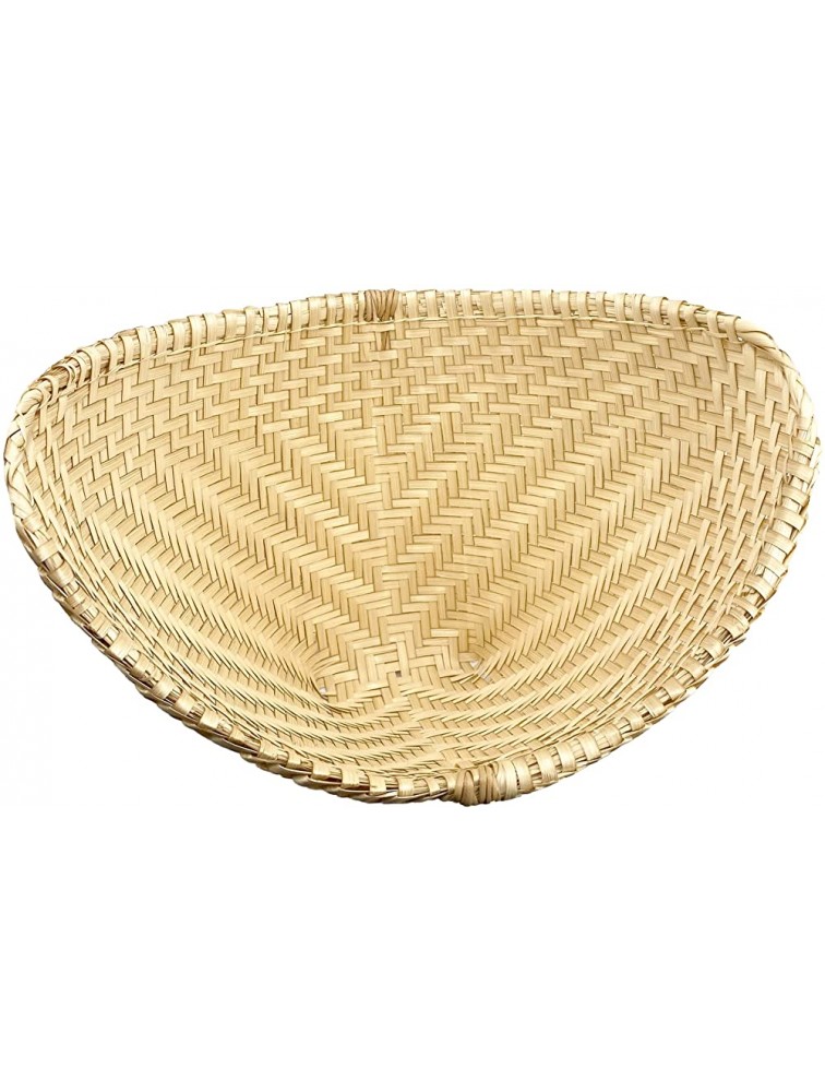 PANWA NEW Twill Weave Sticky Rice Cooking Basket 2 pc Set “NATURAL SCENTED” Handcrafted THAI Bamboo Wing Design Large Size with 24x24 Inch Cheesecloth Wrap Included - BV21R86LX