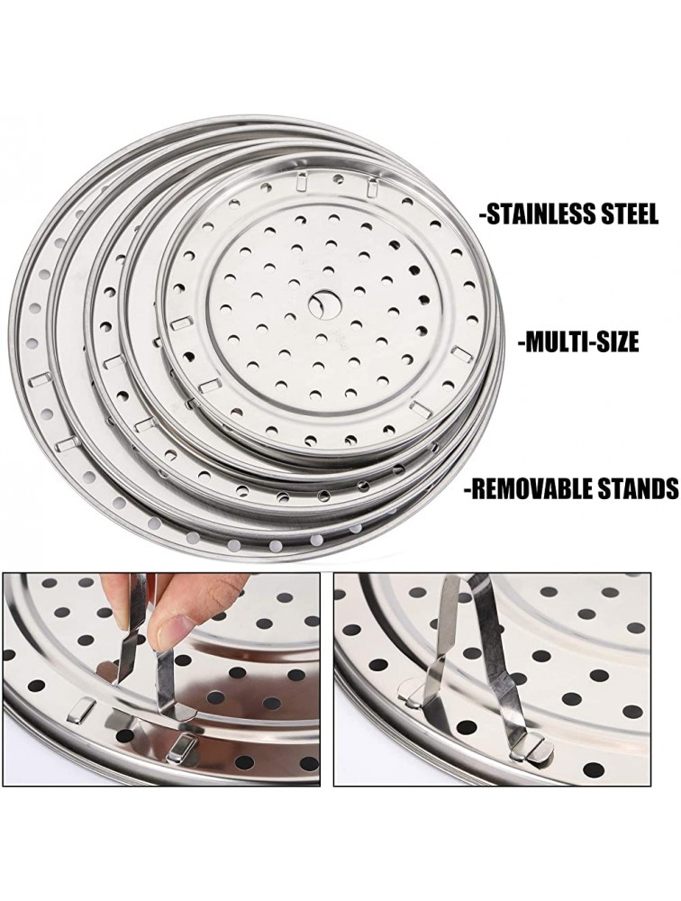 Yesland 5 Sizes Stainless Steel Steamer Rack Pressure Cooker Canner Rack & Cooling Rack with Detachable Legs Round Pot Steaming Tray for Baking Cooking Steaming7'' 7.5'' 8.5'' 9.25'' 10'' - B3NT0Y3VX