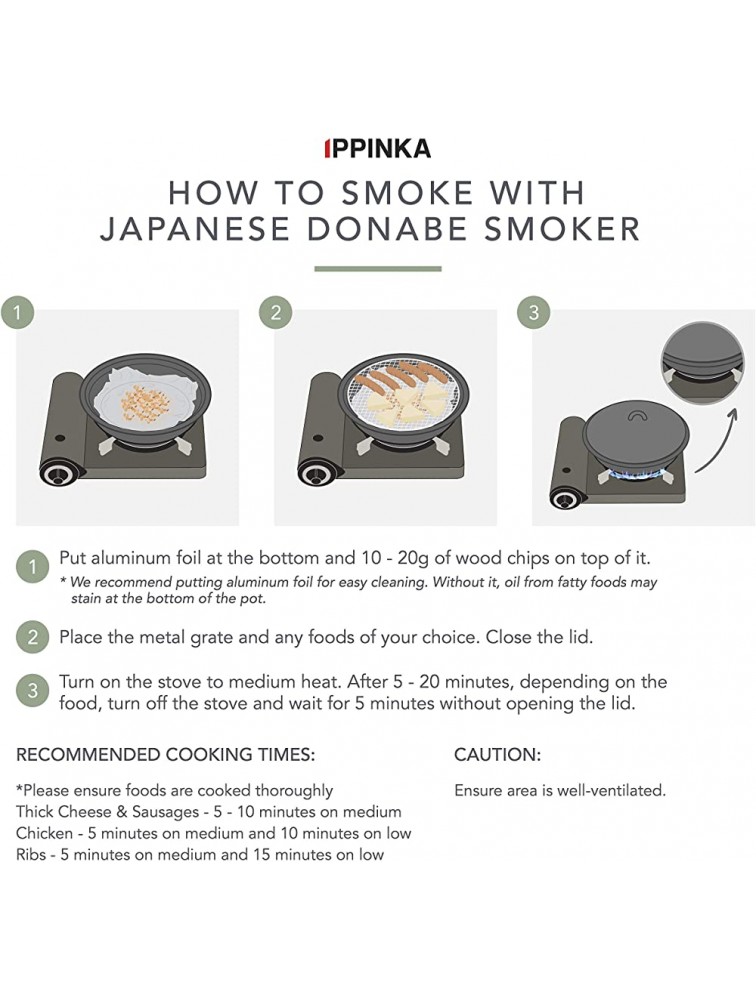 Japanese Donabe Smoker for 4 People Large - BPT2S4QAV