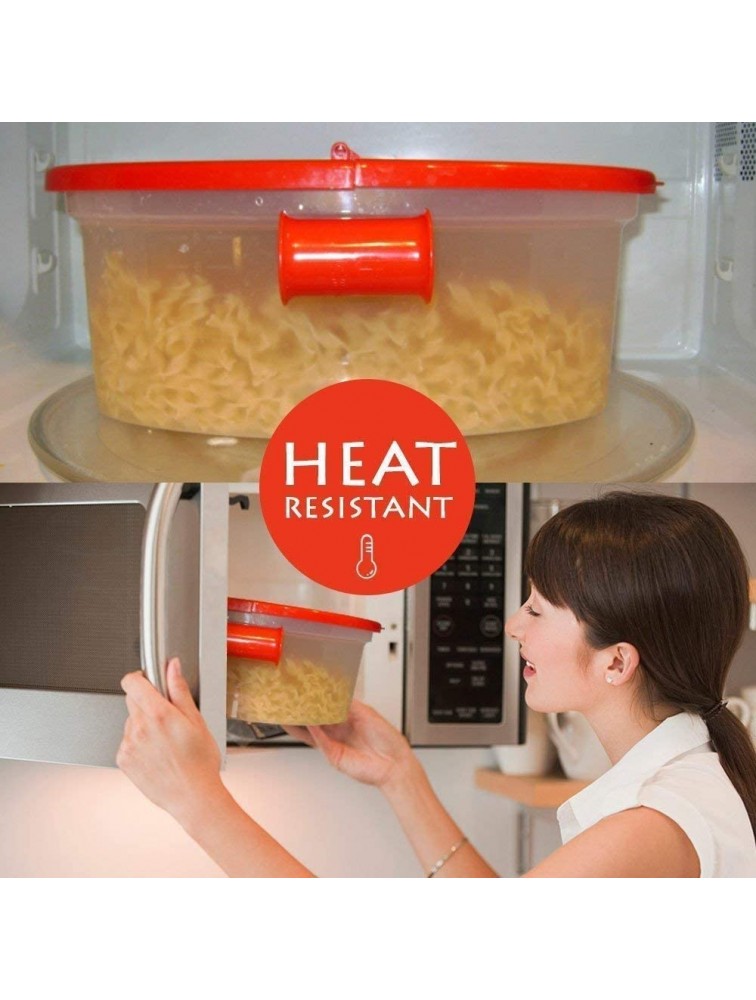 Perfect Pasta Cooker Heat Resistant PP Boat Microwave Steamer Boat Strainer Pasta Microwave Kitchen Tools Spaghetti Bowl - BHASYTL59