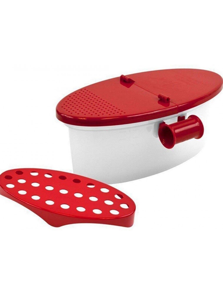 Perfect Pasta Cooker Heat Resistant PP Boat Microwave Steamer Boat Strainer Pasta Microwave Kitchen Tools Spaghetti Bowl - BHASYTL59