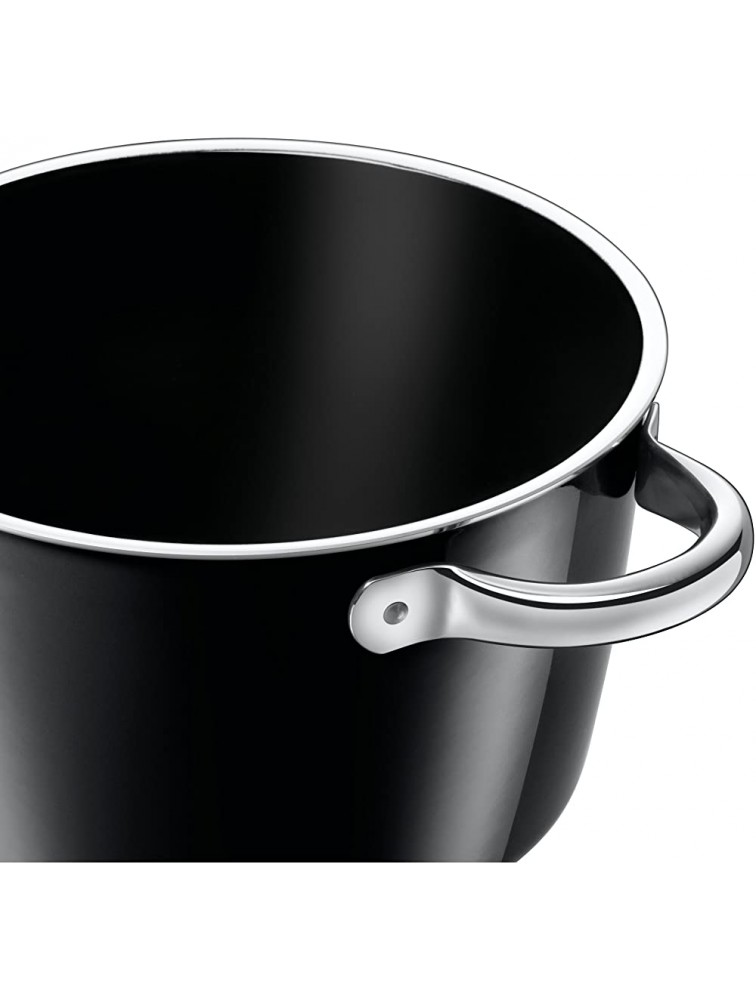 Silit Vitaliano Nero Pasta Pot with Lid Black 24 cm - B3OXHJ5V6