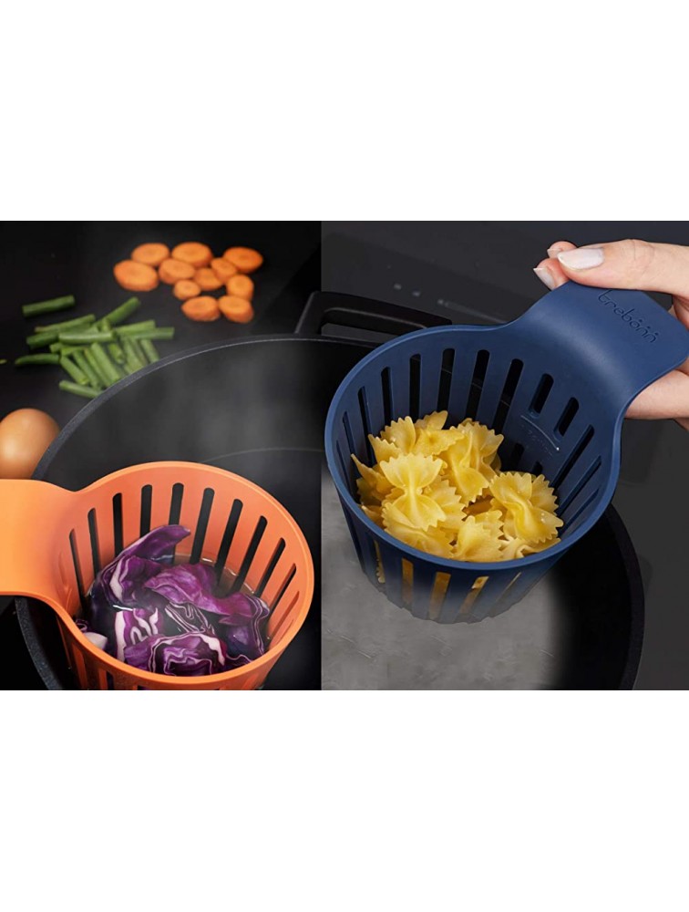 Trebonn Cookin' Pods Cooking Baskets for Pasta and Steaming Normal Multicolor - BIWGA5OJC