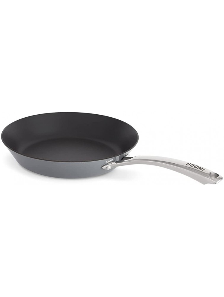 The Fit Cook x Dash Carbon Steel Fry Pan for Frying Searing and More 10" Slate - B9BSYTDNJ