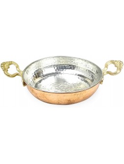 Turkish Copper Pan: Copper Egg Pan | Turkish Frying Omelet Pan | Antique Copper Pan Used for Frying or Decoration 6.7 inches 17 cm - BIVQ5L83Y