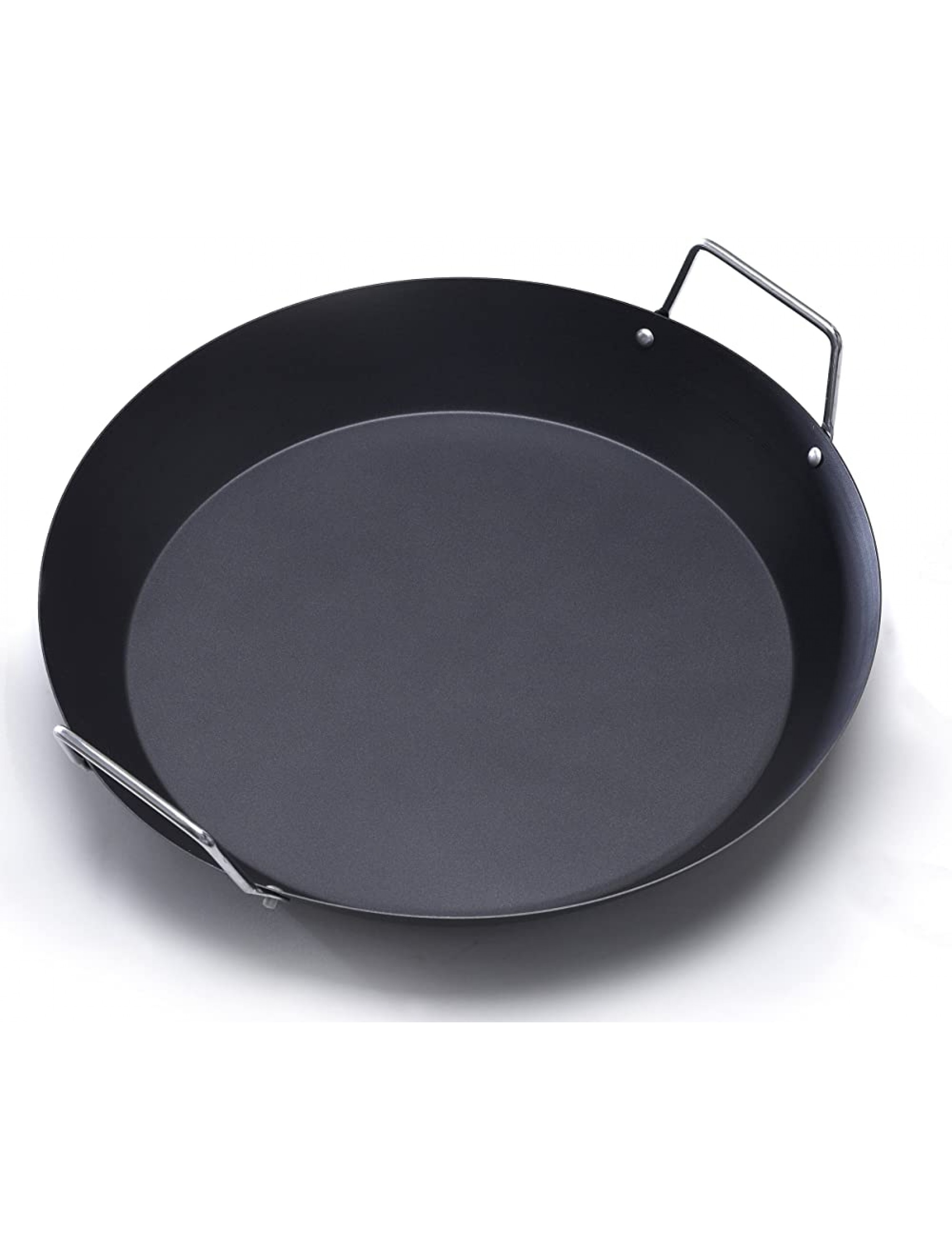 IMUSA USA Paella Pan with Metal Handle 15-Inch Black - BOCYYUJO0