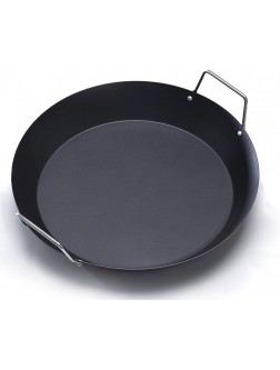 IMUSA USA Paella Pan with Metal Handle 15-Inch Black - BOCYYUJO0