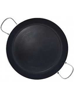 Jata Hogar Paella Pan of 6 Portions with Diffuser Aluminium Black 34 cm - BDXH4FHUD