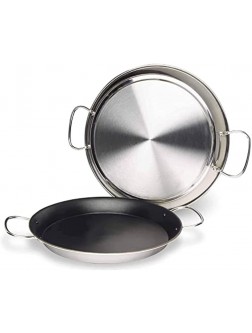 Lacor-60240-ROUND Dish for Paella ST.Steel DURIT 40 - B6NS88XKJ