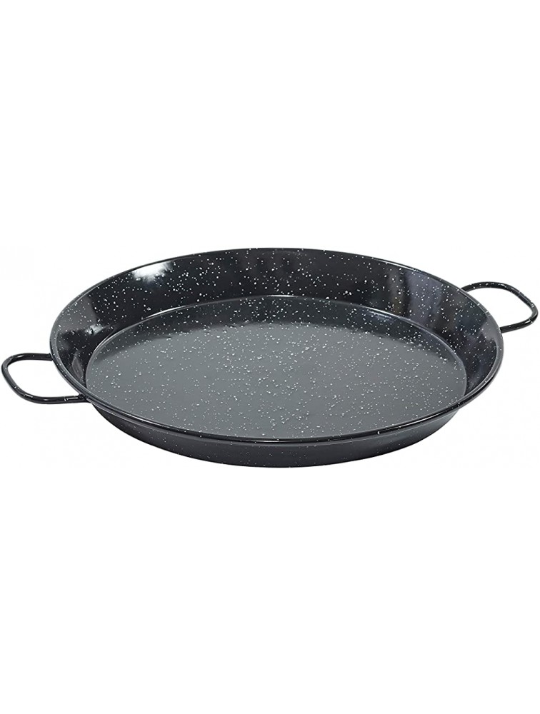 Mabel Home Paella Pan + Paella Burner and Stand Set + Complete Paella Kit for up to 6 to 8 Servings 11.80 inch Gas Burner + 15 inch Enamaled Steel Paella Pan - BOLQUR9Q0
