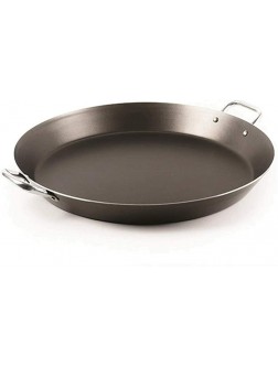 Thaweesuk Shop New Black 13.4" Non Stick Aluminum Paella Pan Burner Fry Home Kitchen of Set - BWFJ3B53J