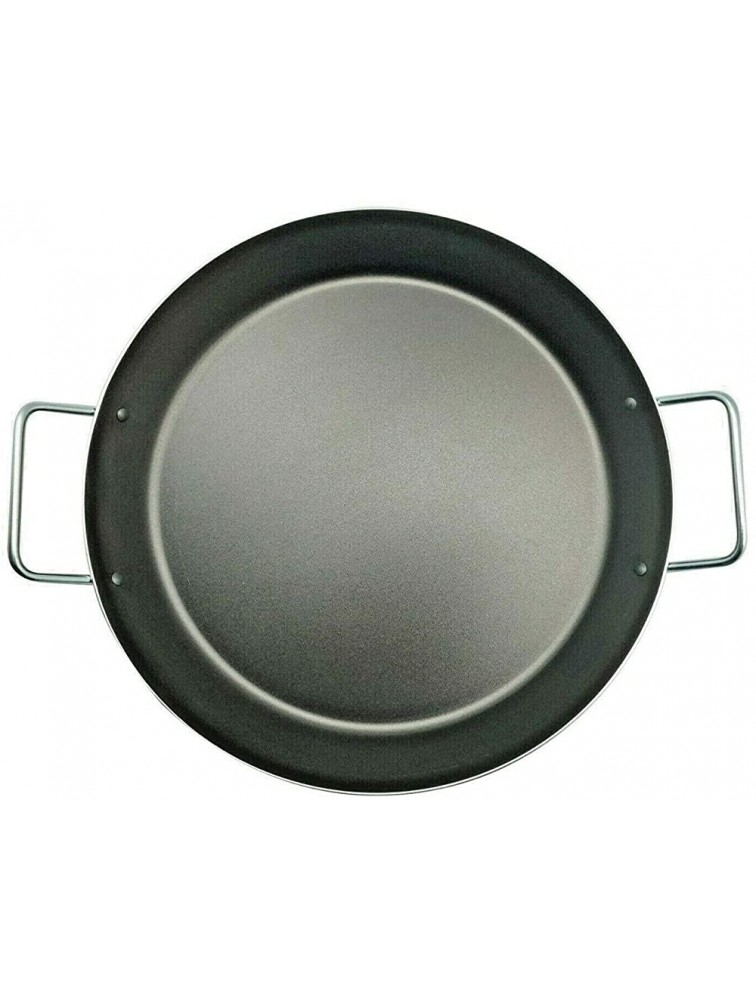 Thaweesuk Shop New Black 16.5 Non Stick Aluminum Paella Pan Burner Fry Home Kitchen of Set - B2C7JB0LS