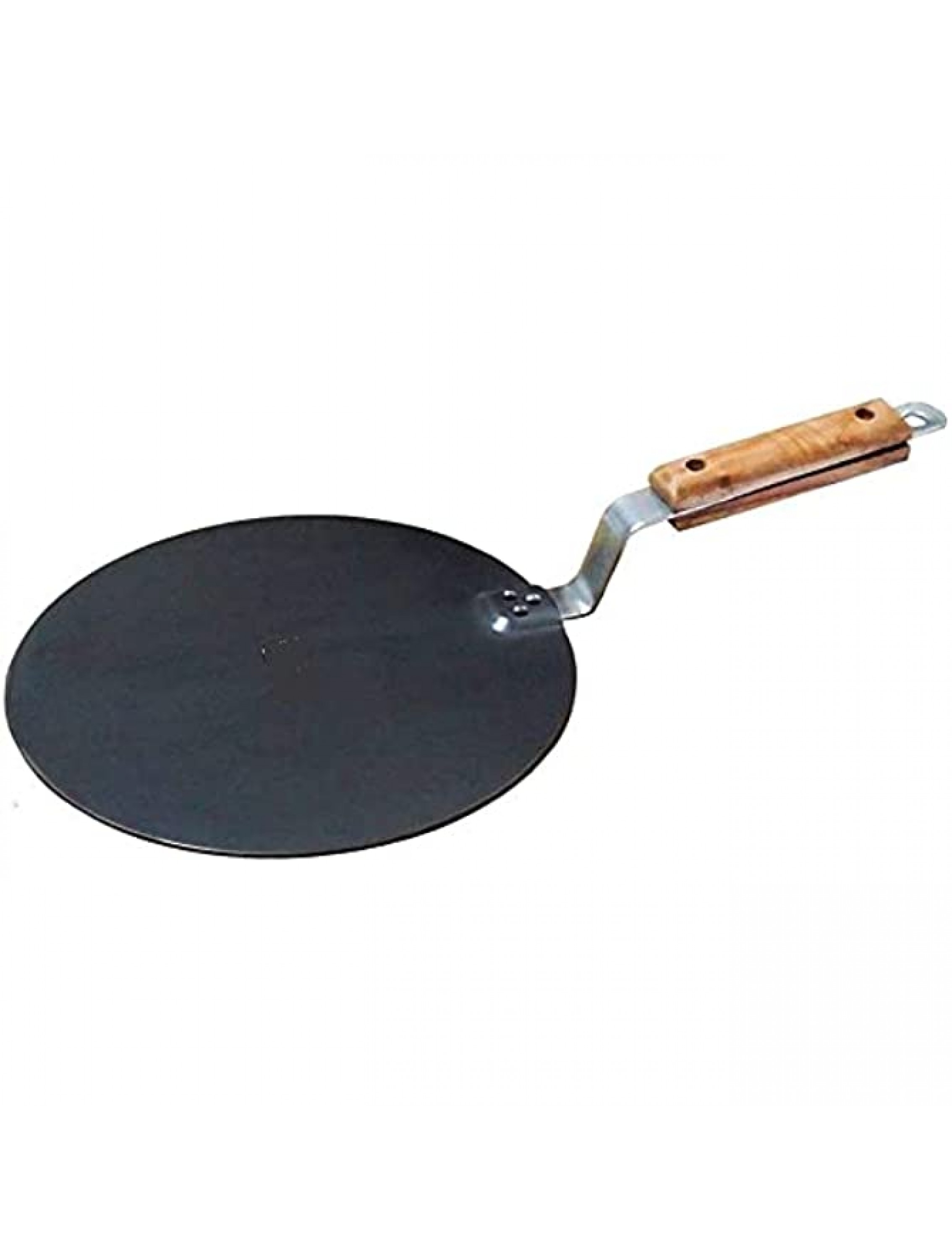 10 Flat Iron Tava for Dosa Making Roti Making with Handle India Style Cooking Pan - BIY1ZL3PF