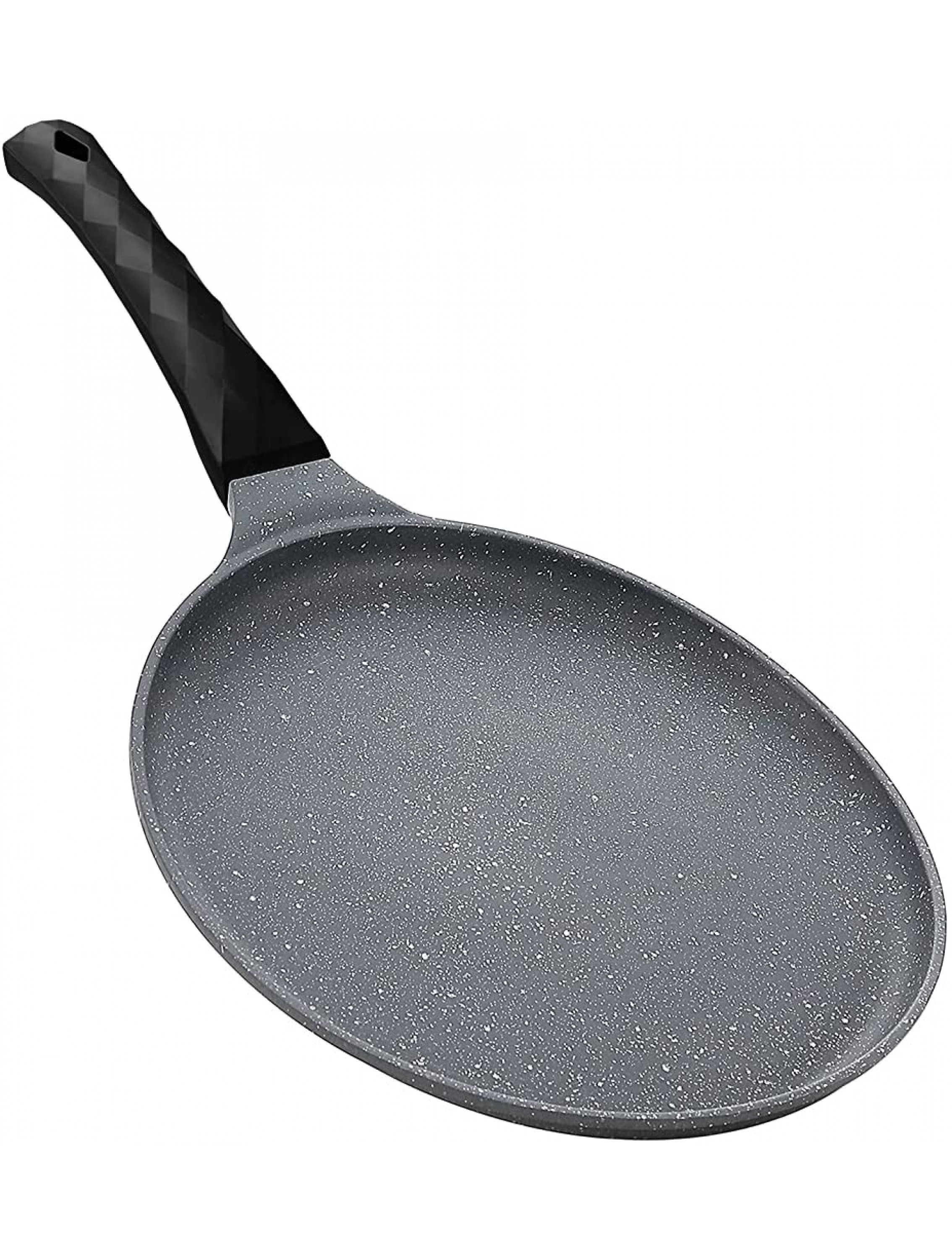 MIUGO Nonstick Crepe Pan,9.5 Inch Dosa Tawa,Tortilla Pan with Low pot edge and Detachable Handle,Induction compatible pancake pan - B7KYF3FYX