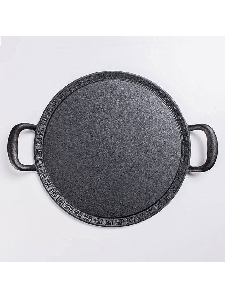 Professional Crepe and Pancake Omelet Pizza Pan Crepes Chapati Fried Eggs Non Stick Pancake Pan 32cm Induction Safe iron Crepe Pan Round Griddle - BK2EE9TUG