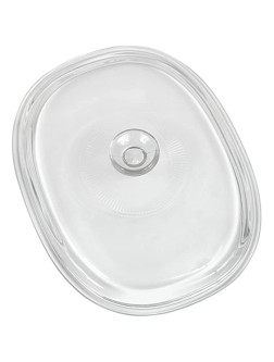 CorningWare French White 2-1 2-Quart Oval Glass Cover - BMM9PO831