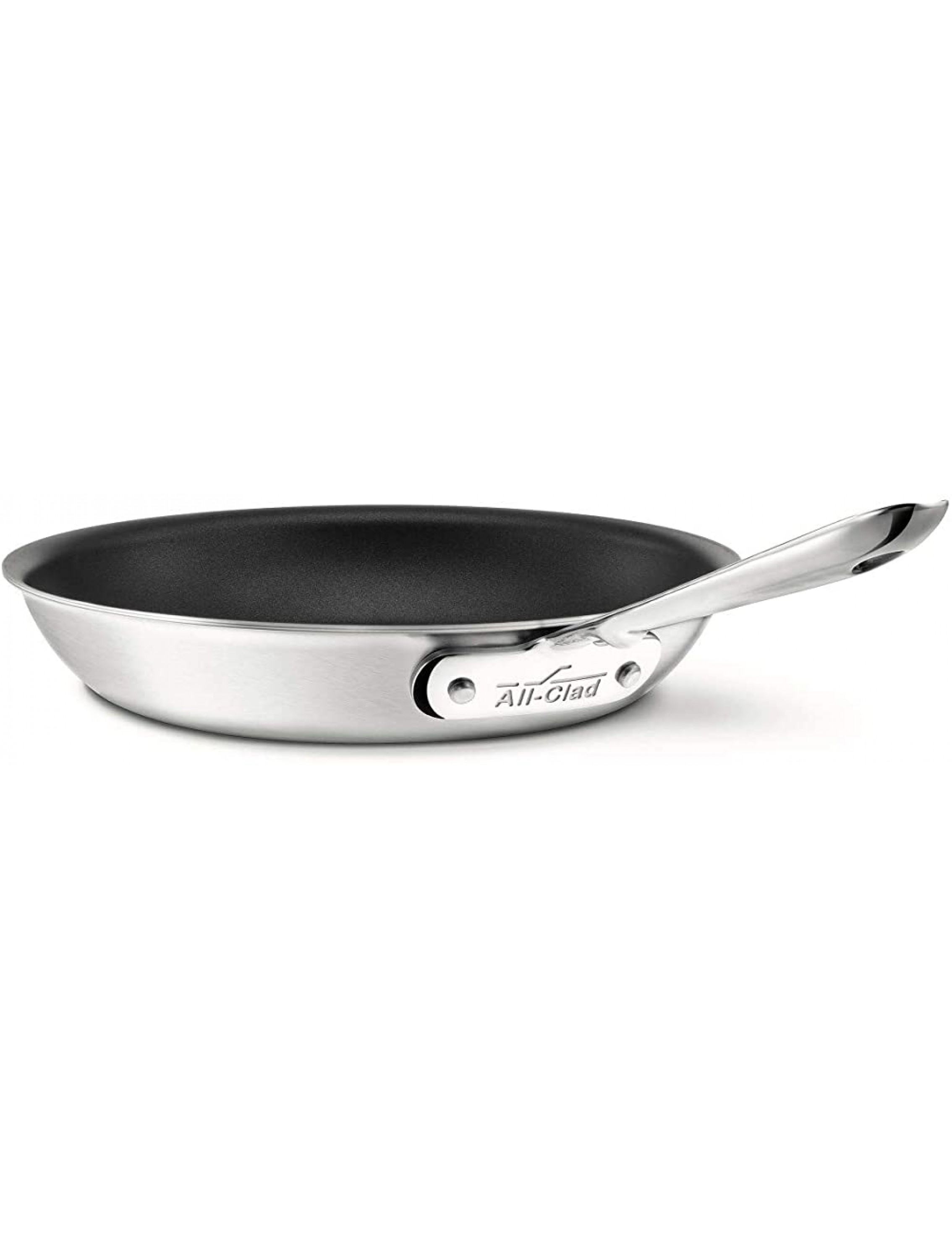 All-Clad BD55110NSR2 D5 Brushed 18 10 Stainless Steel 5-Ply Bonded Dishwasher Safe Nonstick Fry Pan Saute Pan Cookware 10-Inch Silver - BODNLHUJ8