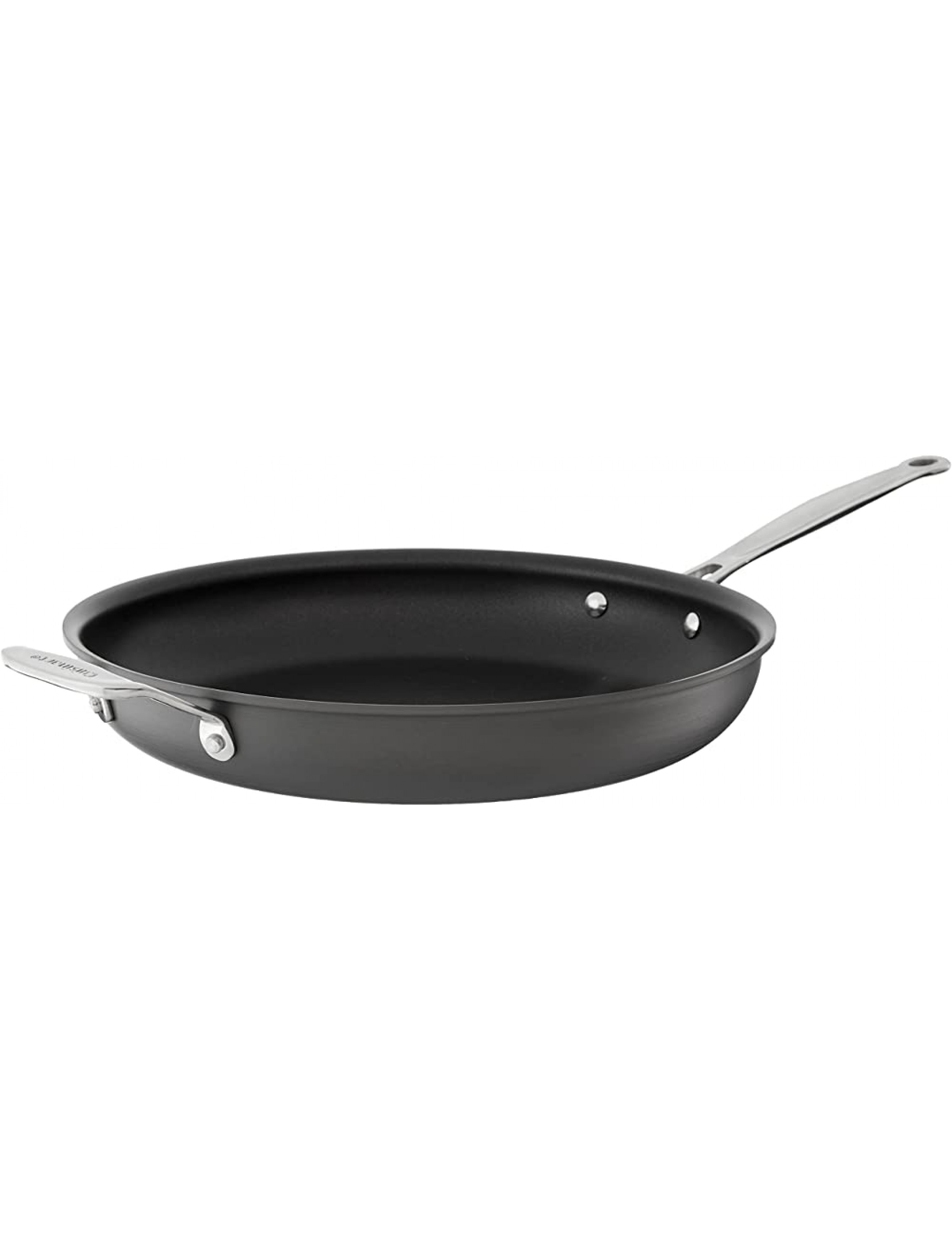 Cuisinart Chef's Classic Nonstick Hard-Anodized 12-Inch Open Skillet with Helper Handle Black - B0ZJHXQCP