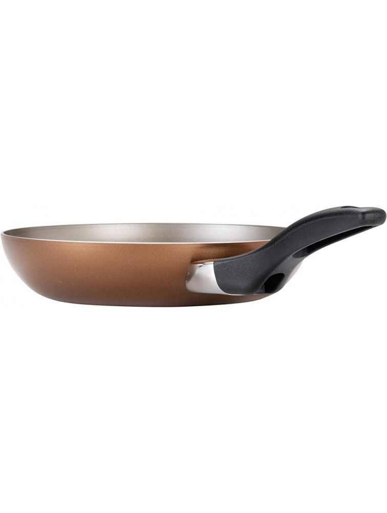 Farberware Dishwasher Safe Nonstick Frying Pan Set Fry Pan Set Skillet Set 8 Inch and 10 Inch Brown,Copper - BBZM1LCMU