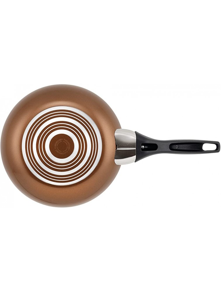 Farberware Dishwasher Safe Nonstick Frying Pan Set Fry Pan Set Skillet Set 8 Inch and 10 Inch Brown,Copper - BBZM1LCMU