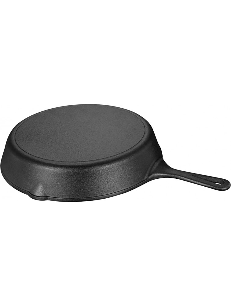 Honkyuns Pre-Seasoned Cast Iron Skillet Pan Frying Pan with Silicone Heat-Resistant Handle Cover for Indoor and Outdoor Use-Grilling Frying and Baking 10 Inch Skillet Cooking Pan Black - BDD209JDM