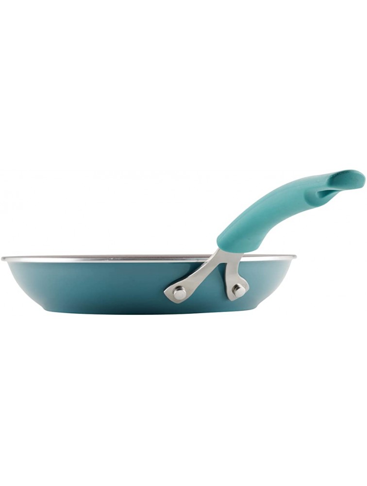Rachael Ray Cook + Create Nonstick Frying Pan Skillet 10 Inch Agave Blue - BGU1FJFA7