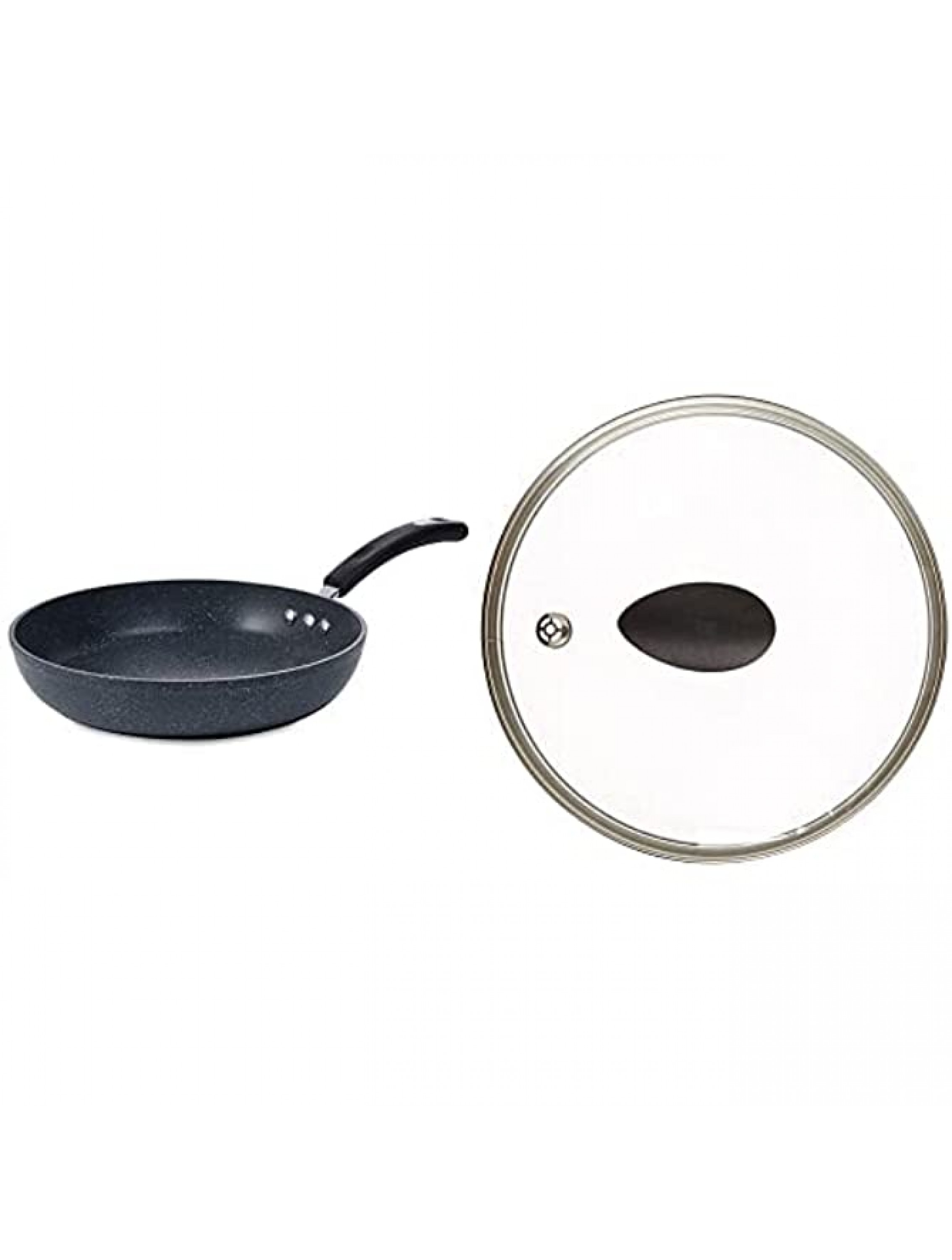 10 Stone Earth Frying Pan and Lid Set by Ozeri with 100% APEO & PFOA-Free Stone-Derived Non-Stick Coating from Germany - B31VWFW7G