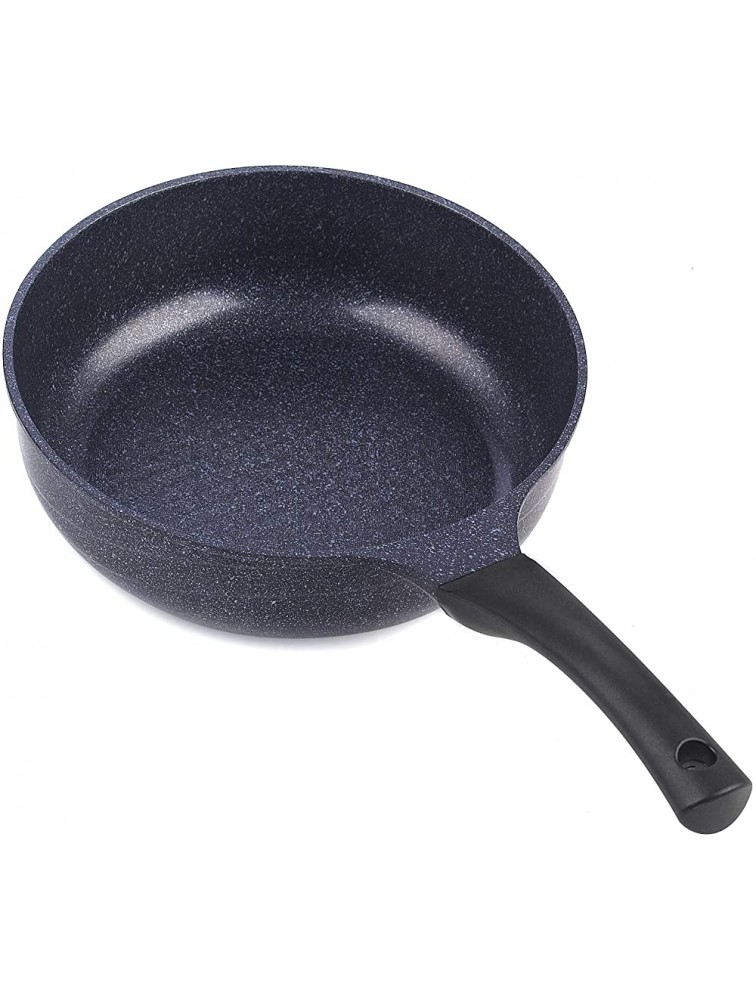 Cook N Home Marble Nonstick Cookware Saute Fry Pan 8 and 9.5-Inch Skillet Black - BYBPDUOU8