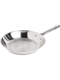 T-fal E76005 Performa Stainless Steel Dishwasher Safe Oven Safe Fry Pan Saute Pan Cookware 10.5-Inch Silver - BCYHMITEP