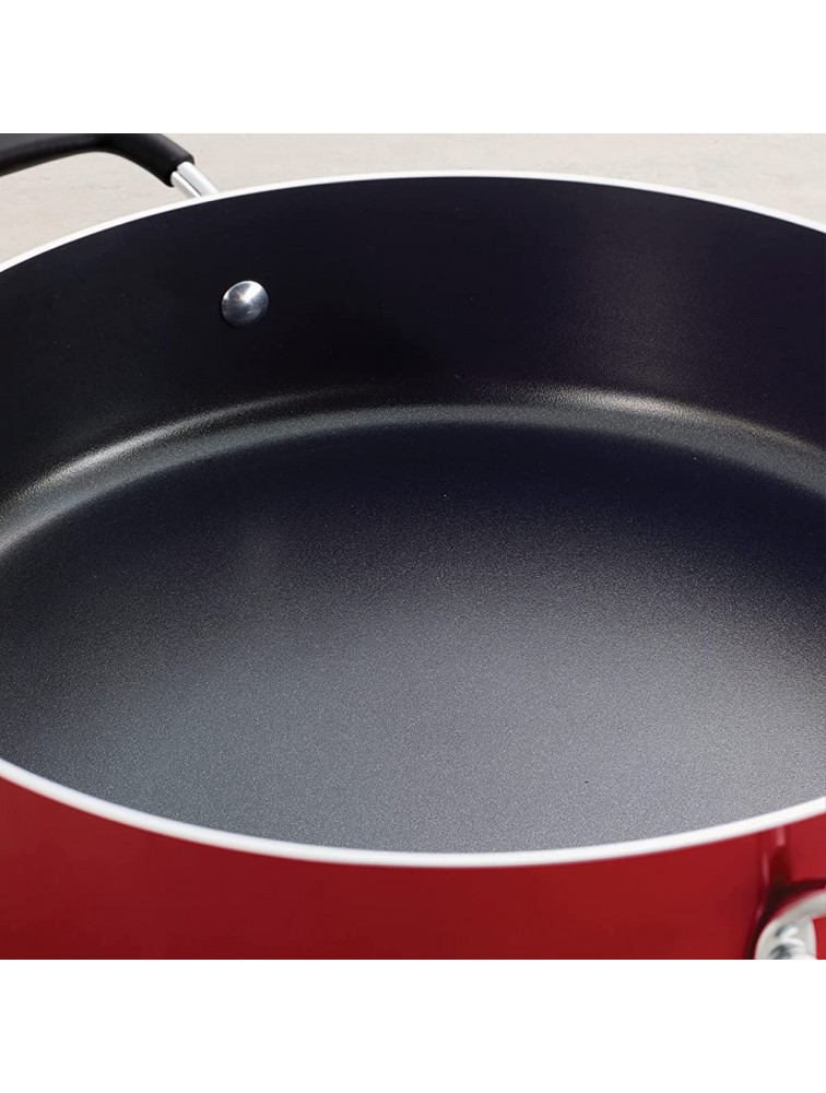 Tramontina Nonstick Everyday Pan 5.5 Quart Red 80156 080DS - BAE3L34DT
